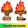Model Inflatable Campfire PVC Camping Props Toys New Simulated Flame  Party Decoration