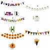 Bat Halloween Birthday Flags Ghost Ghost Decor Flag Creative Witch Pumpkin Pull Flags  Scene Layout