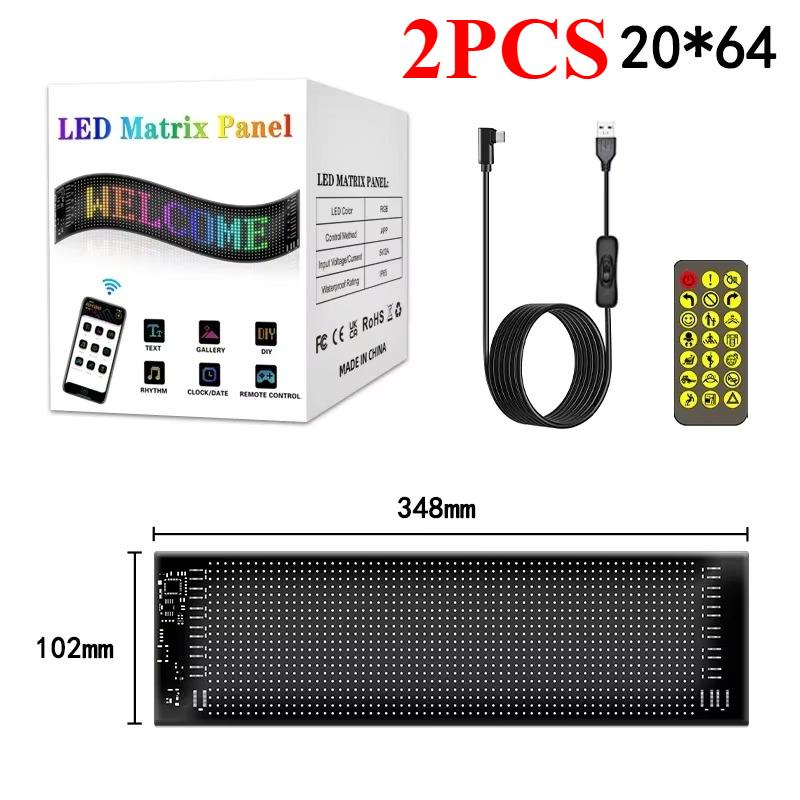 2 шт. Световой знак «Дьявольские глаза», светодиодные глаза с анимацией для автомобиля, грузовика, лобового стекла, сделай сам, динамические программируемые светодиодные глаза для лобового стекла, управление через приложение