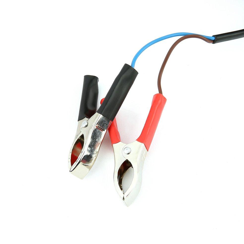 12V/24V DC Fuel Transfer Pump Diesel Oil Water Submersible Electric Motor for Car Camping Fishing Stain Steel Shell Portable