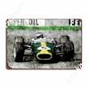 Jim Clark Metal Signs Club Bar Plaques Wall Mural Create Tin Sign Posters