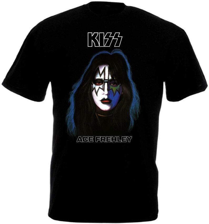 Футболка Ace Frehley Черная Мужская Все Размеры EN808 Унисекс Футболка
