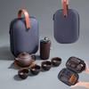 Japanese Creative Purple Sand Tea Set Portable Outdoor Travel Tea Making Kung Fu Tea Set Exquisite Gift Box Small Set