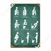 Bathroom Types Teal Metal Sign Pub Printing Kitchen Poster Tin Sign Poster