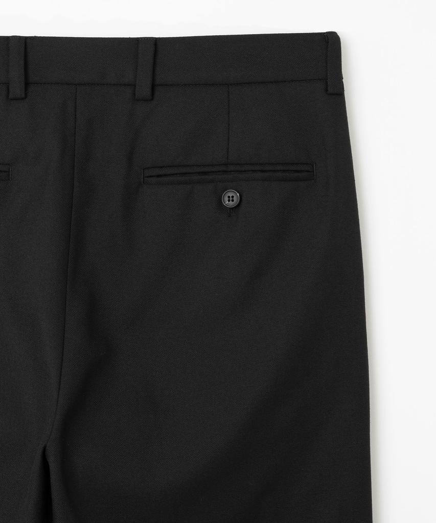 MILLO ARCHIVE Two-Tuck Regular Fit Trousers [Black]