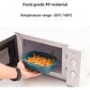 Portable Double Layer Lunch Box with Tableware for Office Workers Students Microwave Oven Bento Box Leakproof Food Container