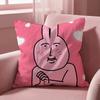 my friend rabbit Cushion Cover Multi-Scene Pillow Cover for Home & Car - Reversible, Soft & Durable for Daily Use