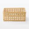 MUJI Bamboo Woven 21cm W x 30cm D x 12cm MDC77A2S Basket, Natural, Approx. H,