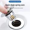 All-Copper Pop-Up Washbasin Stopper with Odor-Proof Filter