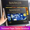 8K Professional Marker Drawing Book - Fine Art, Blank Manga Pages, University-Level Paper