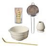 Набор для японского чая матча из 5 предметов: чайник с носиком, чаша для матча, бамбуковый венчик