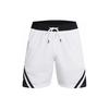 Color Block Mid-Waist Casual Sports Shorts Men Bottoms White 1384470-100