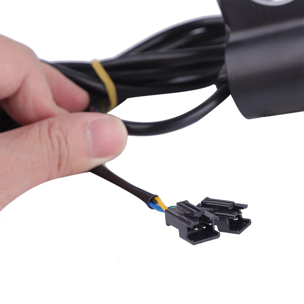 Вольтметр на большой палец с ЖК-цифровым дисплеем напряжения батареи и 3-ступенчатым переключателем для велосипеда