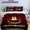 3pcs Washington Commanders pattern bedding set duvet cover set includes duvet cover &pillowcases, perfect all season bedroom decoration & gift