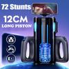 New 12cm Fully Automatic High-speed Male Masturbator 10 Telescopic 10 Gears Vaginal Masturbation Cup Male Training 72 Kinds of Stunts Sex Toys