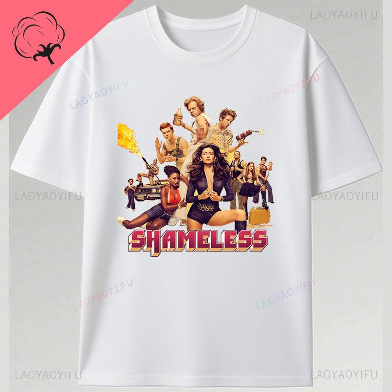 Funny Shameless Frank Gallagher I Am A Shamlless Person And Also A Father Graphic TShirts Camisa Vintage Classics Clothing