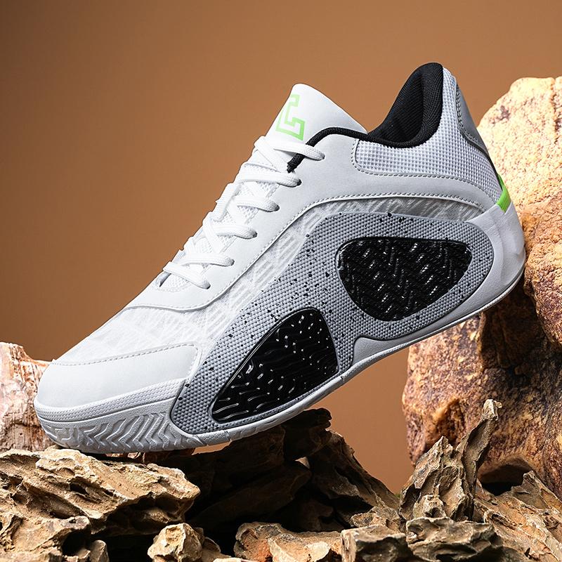 Баскетбольные кроссовки Нескользящая амортизация Износостойкие спортивные кроссовки Мужские спортивные кроссовки