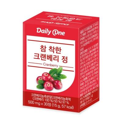 Таблетки Daily One Very Good Cranberry, 30 таблеток, 1 шт.