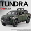 Großes 1/24 Toyota Tundra SUV Modellauto Diecast Miniatur Metallauto Geländewagen Sammlung Sound Licht Kinderspielzeug für Kinder