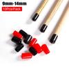 10pcs Protective Case Tip Cover Slip-on Billiards Pool Cue Indoor Club Pub Family Game