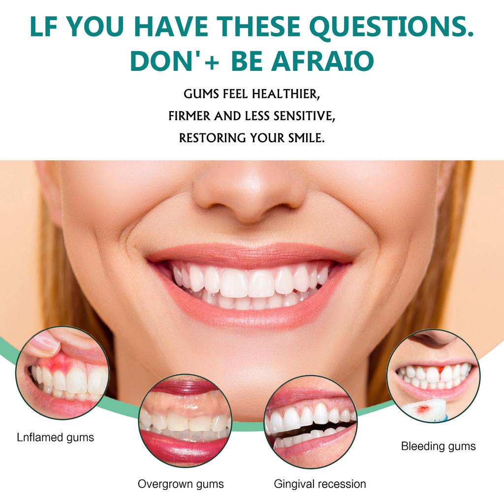 Капли для восстановления десен Быстрое лечение полостей Кариес Отбеливание зубов Удаление желтого налета Пятна Устранение кариеса Десен Зубная паста
