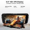 DOOGEE Fire 3 Rugged Smartphone, 8350mAh, Octa Core Android 16 Phone, 5.5", 12GB+64GB/2TB, 3.5mm headphone jack, Face ID/OTG/NFC