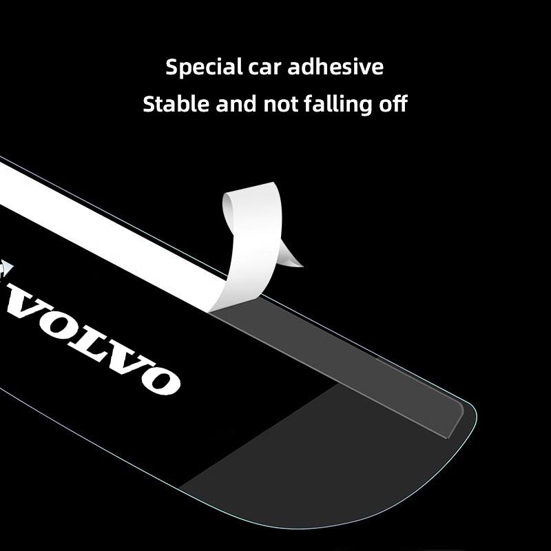 For Volvo 2Pcs Car Rearview Mirror Rain Eyebrow Rainproof Shield Accessories For Volvo XC90 V90 V60 XC60 V40 EC40 EX40 S80 S60 S