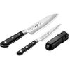 Tsubame-no-Takumi Sakuragin 2-Piece Knife Set (Santoku Knife 165mm, Petty Knife 130mm) with Sharpener ETO-1501