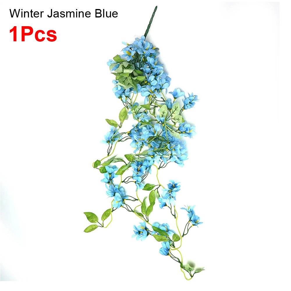 1 шт. Розовый Голубой Белый Фиолетовый Искусственные Лианы Растения 100 см Искусственная Лоза Ротанги Уличная Свадебная Вечеринка