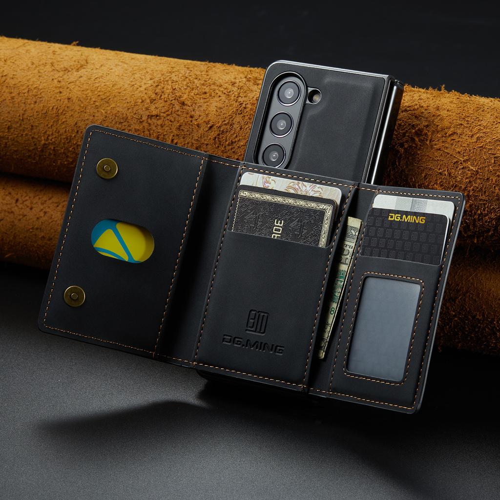 Non-Slip Best Protection Wallet Case for Samsung Galaxy Z Fold 5 4 Fold5 Fold3 Fold4 Fold 3 5G Leather Protective Folding Coque