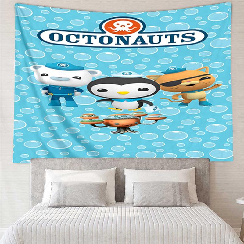Octonauts Adventure Beyond Tapestry Room Decoration Wall Hanging for Living Room Bedroom, dormitory, Birthday and Christmas gifts