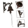 Metal Retro Outdoor Bell Rustic Wall Mounted Bell Welcome Decor Vintage Doorbell  Yard Decor