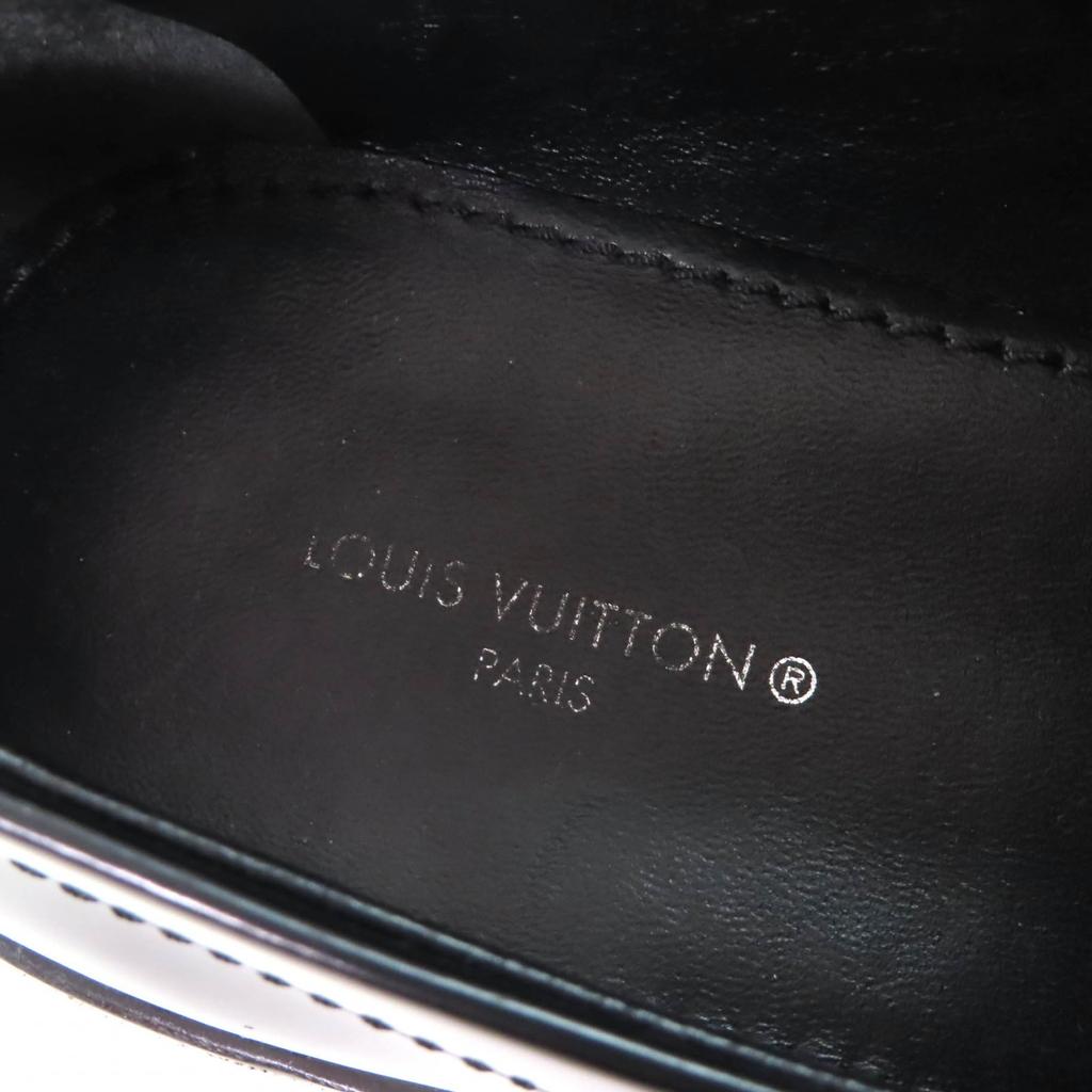 Louis Vuitton Лоферы Квадратный носок кожаные пенни-лоферы с логотипом кожа 35.5 Б/у