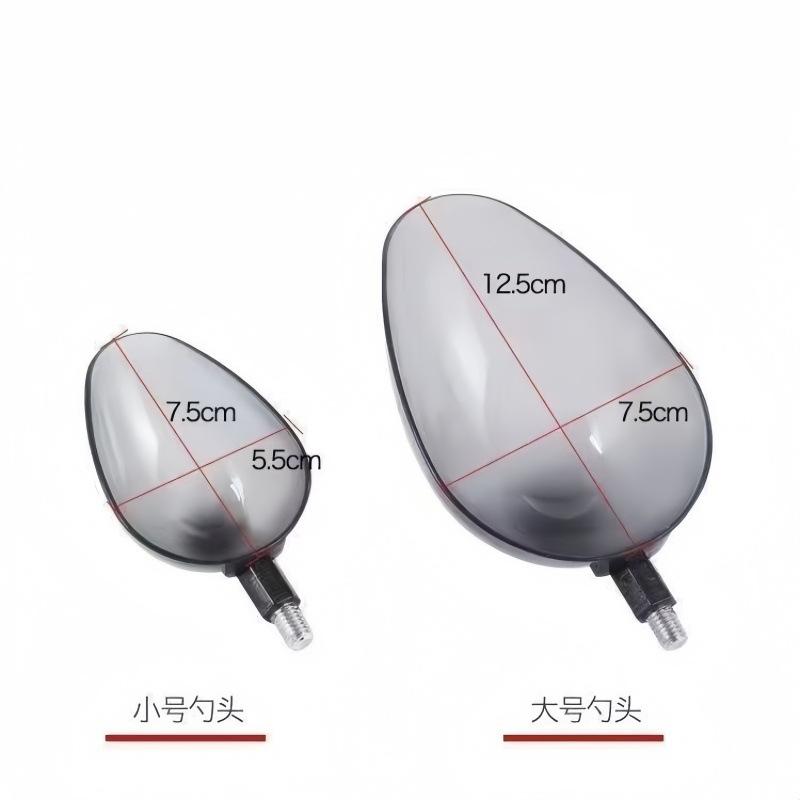 Nesting Spoon Mini Removable Stainless Steel Ear Throwing Spoon Far Throw Fixed Point Bait Nesting Device Rock Fishing Long Throw Nesting Device