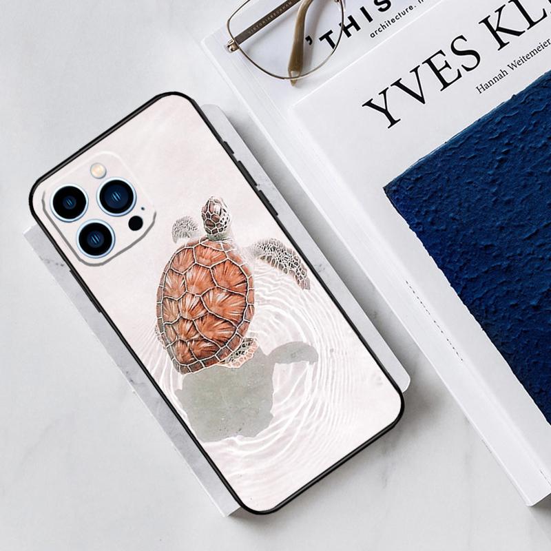 warming green turtles Case For iPhone 17 Air 14 13 12 11 15 16 Pro Max Mini 15 16 Plus 16e Funda Silicone Cover