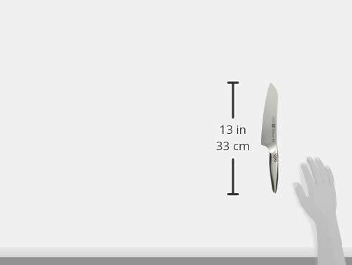 Zwilling Twin Fin 2 Универсальный/Маленький нож, Набор из 2 предметов, Сделано в Японии, Нож Сантоку, Подарочный набор, Полностью из нержавеющей стали, Можно мыть в посудомоечной машине, Сделано в Секи