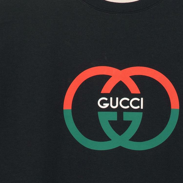 Gucci Футболка с круглым вырезом и принтом логотипа 771758-XJF68-1152