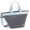 Slightly Polyester Fabric Handbag Blue 80251 Water-repellent 2-way R-0768 Women's Gray/Saxe
