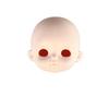 YMY Ob11 Obitsu Jointed Doll Head Toy BJD Head Accessories Glass Eyes and Whole Head Makeup for Halloween Boys and Girls 1/12