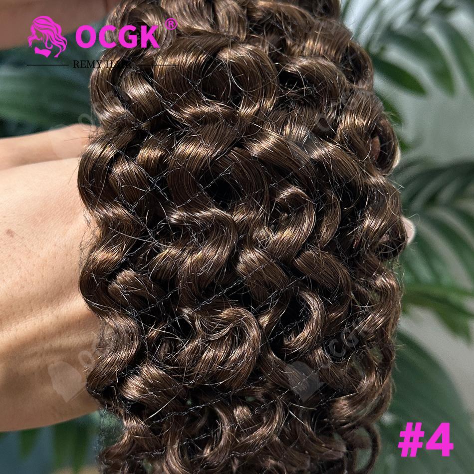 Tape In Human Hair Extensions Water Wave 12-26Inch 100% Real Remy Human Hair Seamless Skin Weft Tape In Hair Extensions 2.0G/Pc