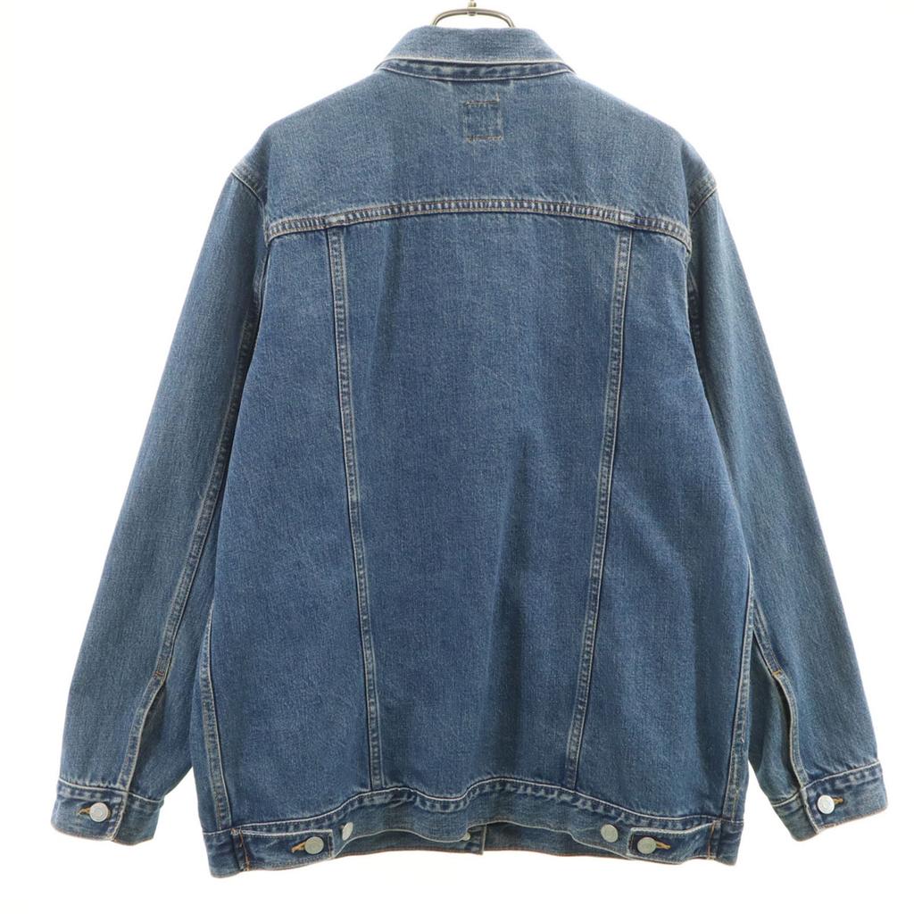 GAP DENIM Джинсовая куртка M Синий стирка Джинсовая куртка тракер Женская Б/у