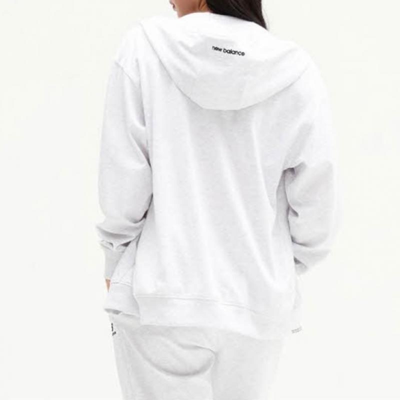 New Balance Hoodie Zip Up  C28   Nbmde21013 16  Uni Essential Single Mesh Hoodie Zip