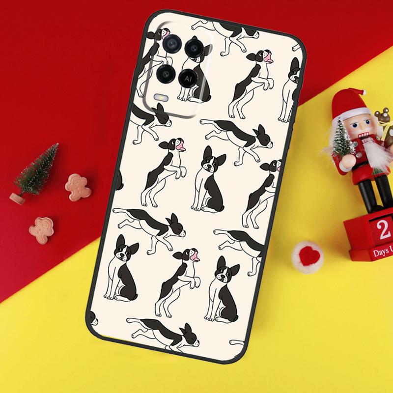 Чехол для собаки Бостон-терьер для Oppo A5 A6 Pro A15 A57 A17 A54 A74 A94 A76 A16 A96 A40 A60 A80 A18 A38 A58 A78 A98