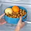 360 Rotating Tray Kitchen Storage Containers for Spice Jar Snack Food Tray Bathroom Storage Box Non Slip Cosmetics Organizer