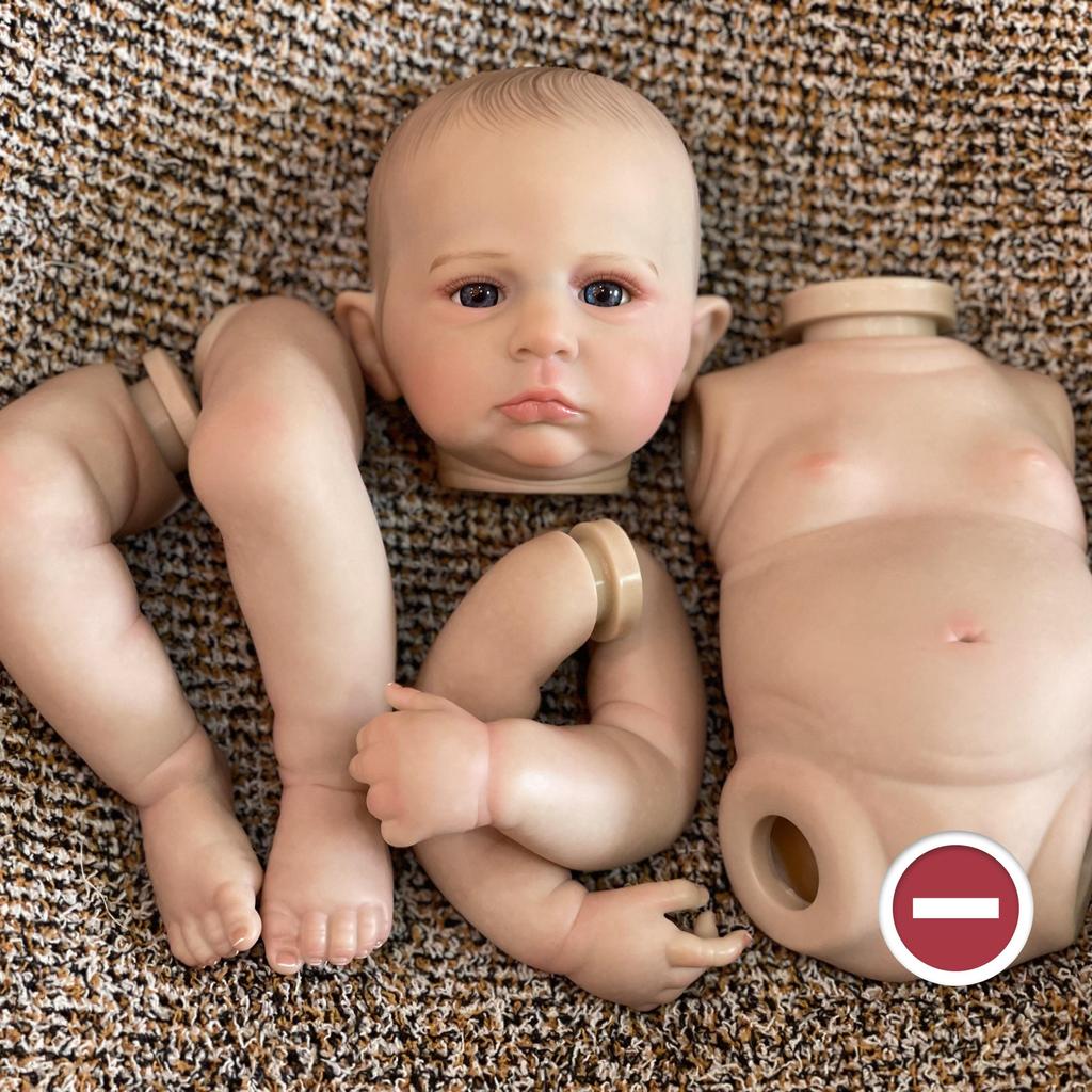 18-20 дюймов Кэмерон Реборн для мальчиков и девочек, мягкий винил на все тело с 3D нарисованными венами, видимые реалистичные настоящие куклы реборн и наборы неокрашенных кукол