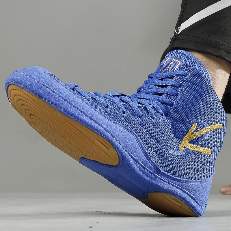 Женские дышащие борцовки с высоким верхом, мужские боксерки, кроссовки для свободного спарринга, тренировочная обувь для фитнеса в зале