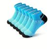 5/10 пар различных спортивных носков для мужчин для бега, баскетбола, носков для улицы, мужские весенне-летние дышащие влагоотводящие короткие носки, носки-следки
