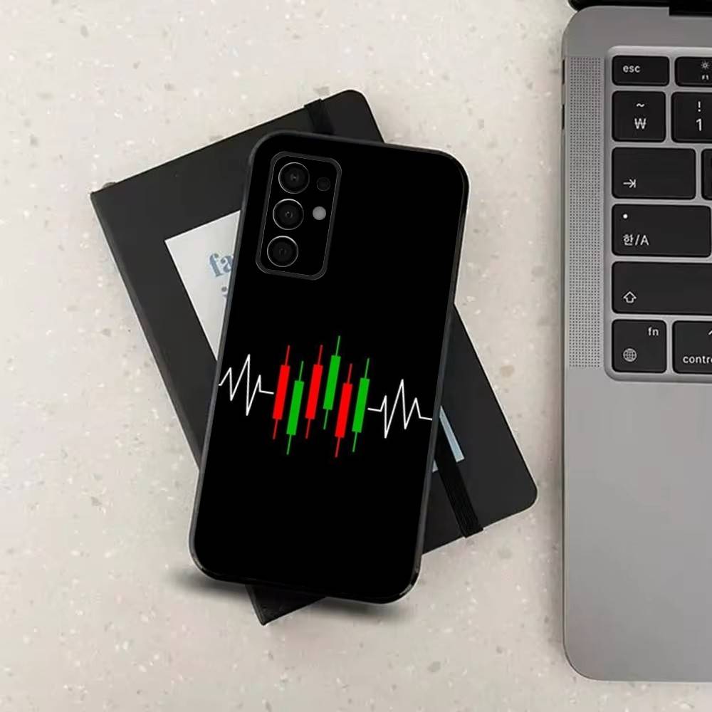 Торговля intraday Трейдер Трейдер Чехол для Samsung Galaxy A73,52,71,53,32,72,41,J7,22,Note,31,8,9,Мягкий Черный Силиконовый Чехол