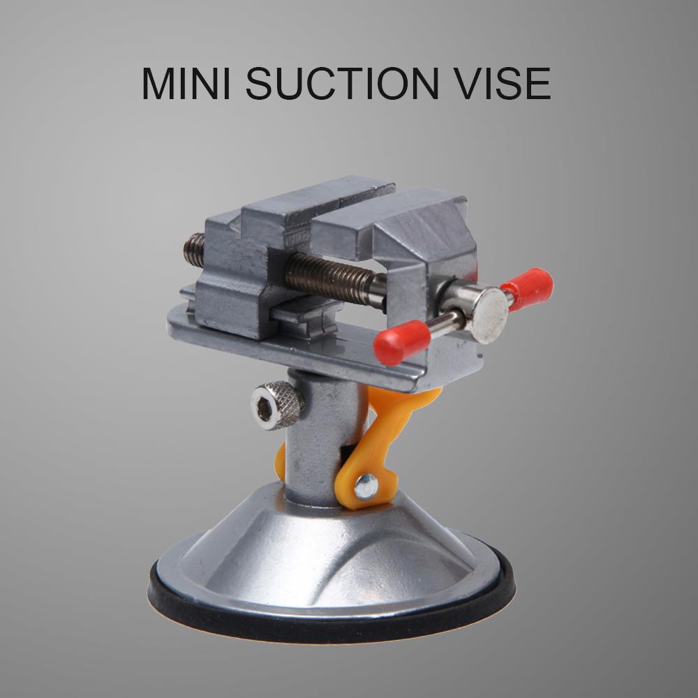 Мини-присоски, настольный зажим, универсальные настольные тиски, вакуумная основа, поворот на 360 градусов для DIY