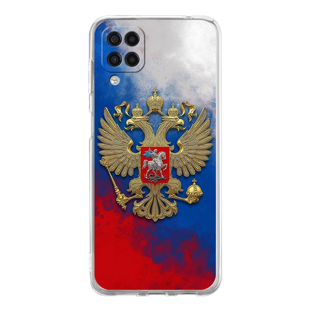 Russia Omsk Flag Siberian Flag Phone Case for Samsung A13 A15 A25 A35 A51 A55 A71 A21S A11 A31 A41 A23 A53 A73 5G A05s Cover